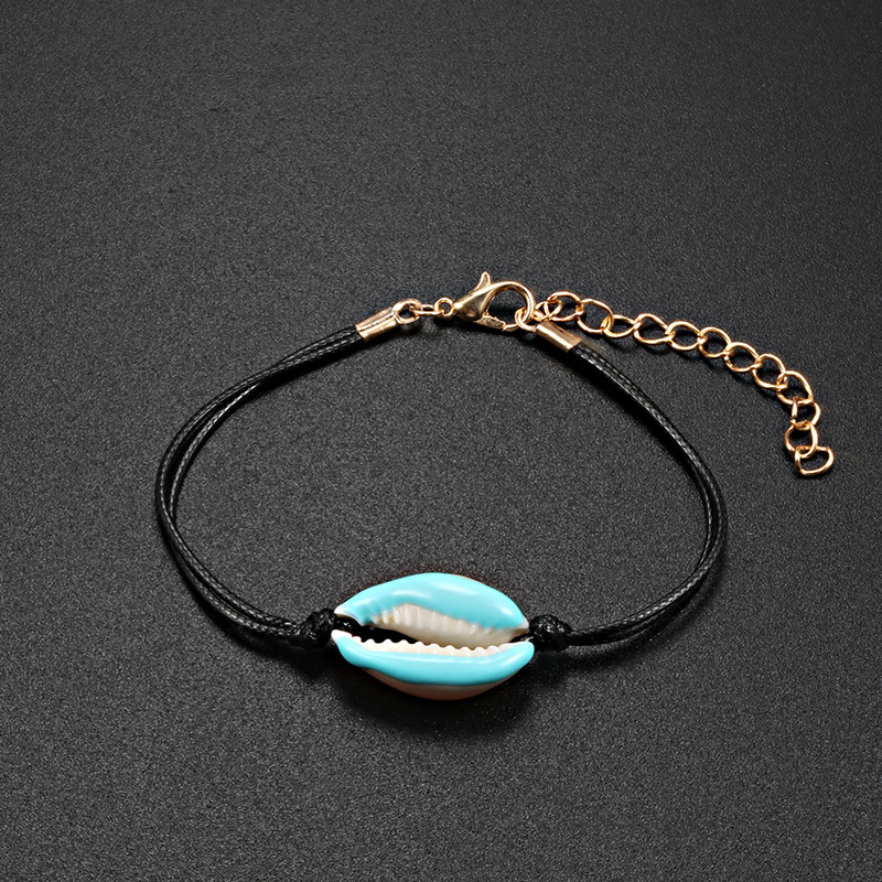 8:White shell Lake Blue