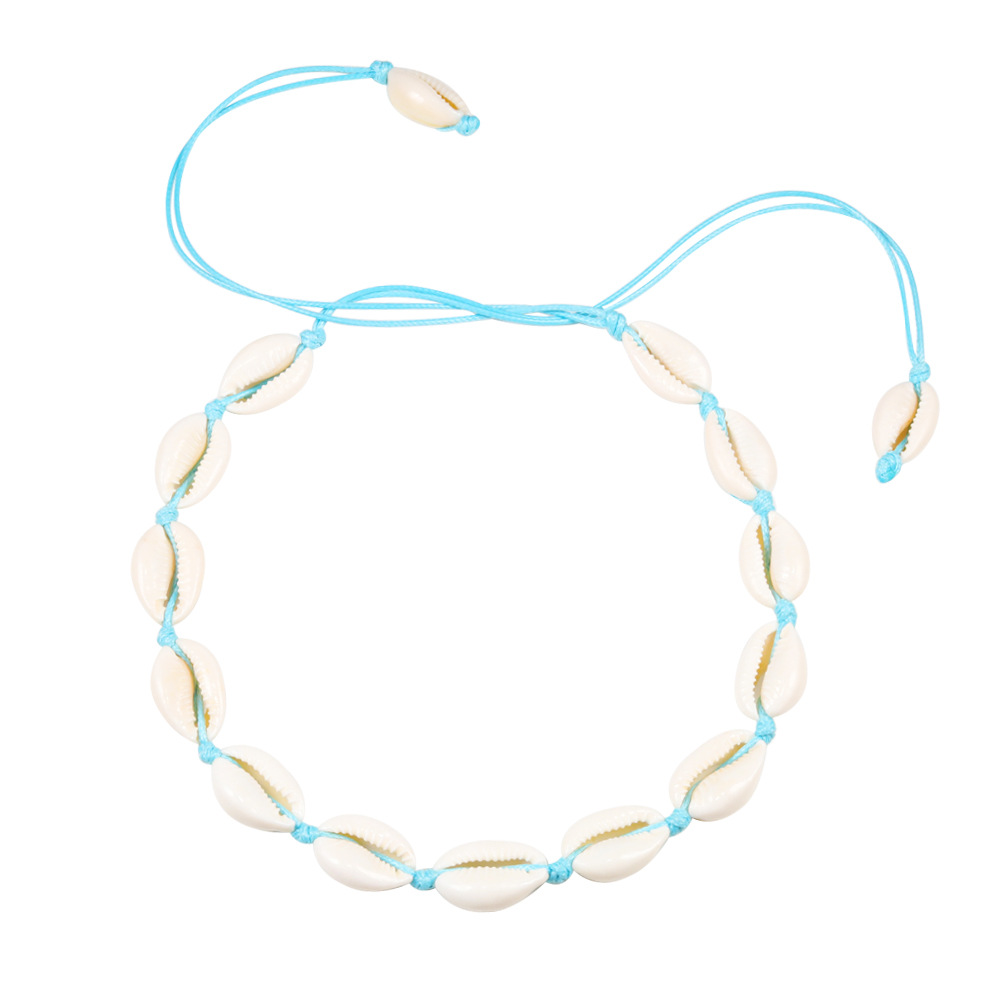 2:Shell Pendant-Blue Line