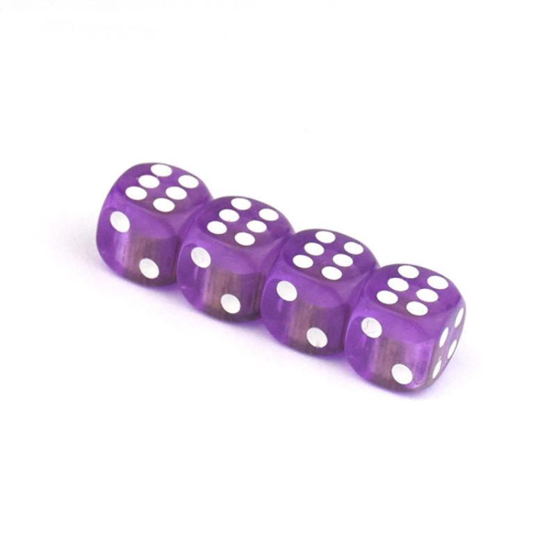 14mm rounded corner transparent purple