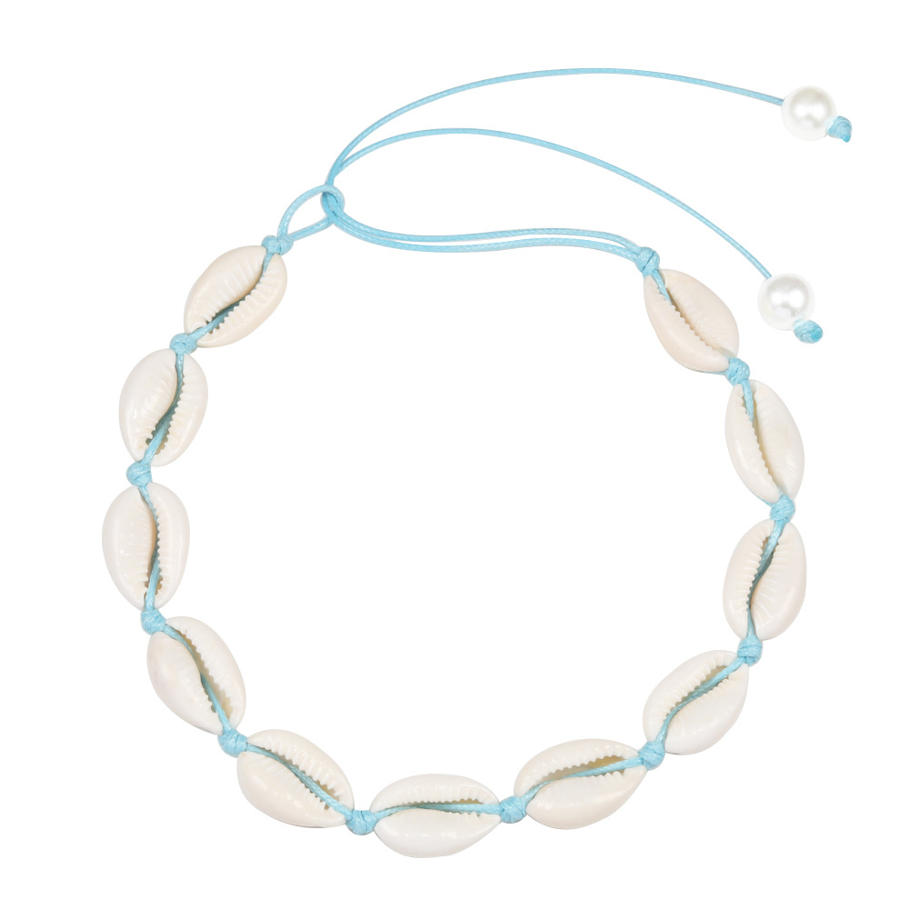 10:Pearl buckle-blue line