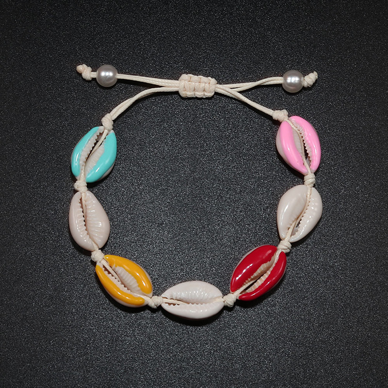 3:Pink Red Yellow blue bracelet