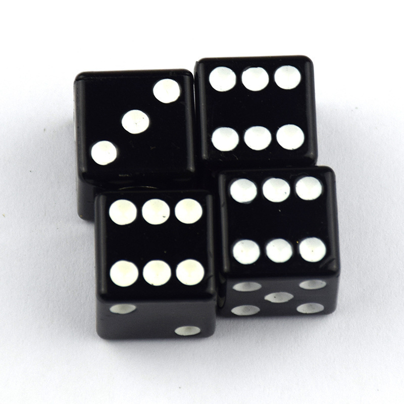 16mm square corner solid black