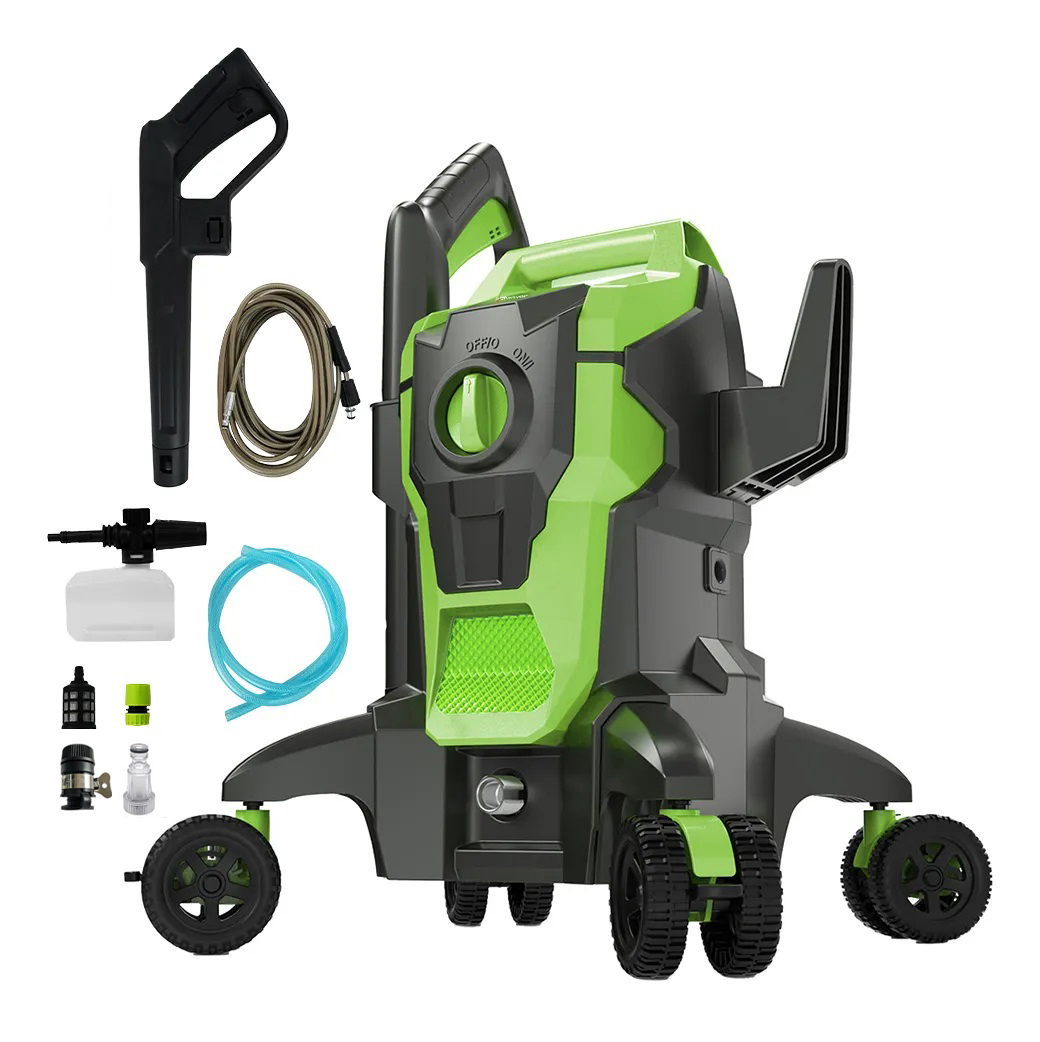 green Short gun 7m water outlet pipe   foam pot