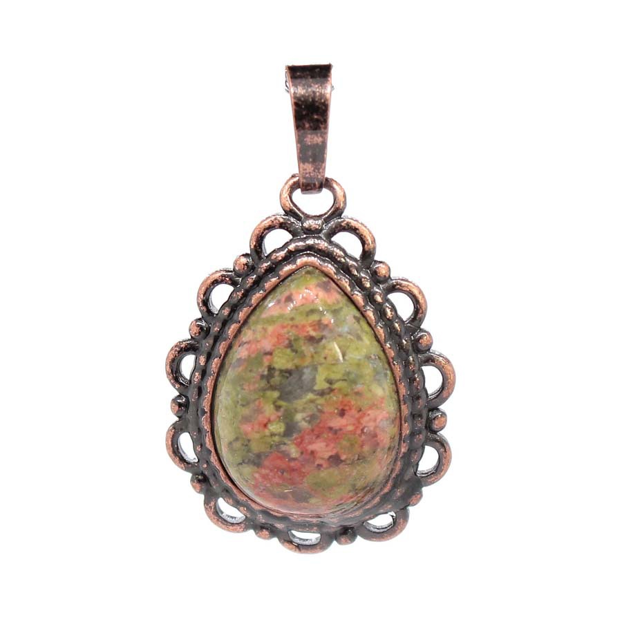 12:Flower green stone