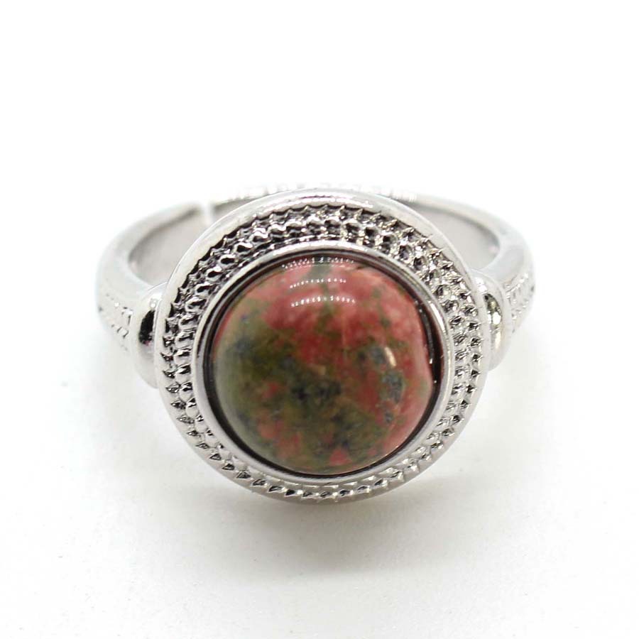 13:Flower green stone