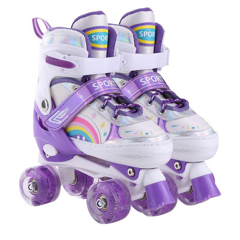 PU flash wheel purple