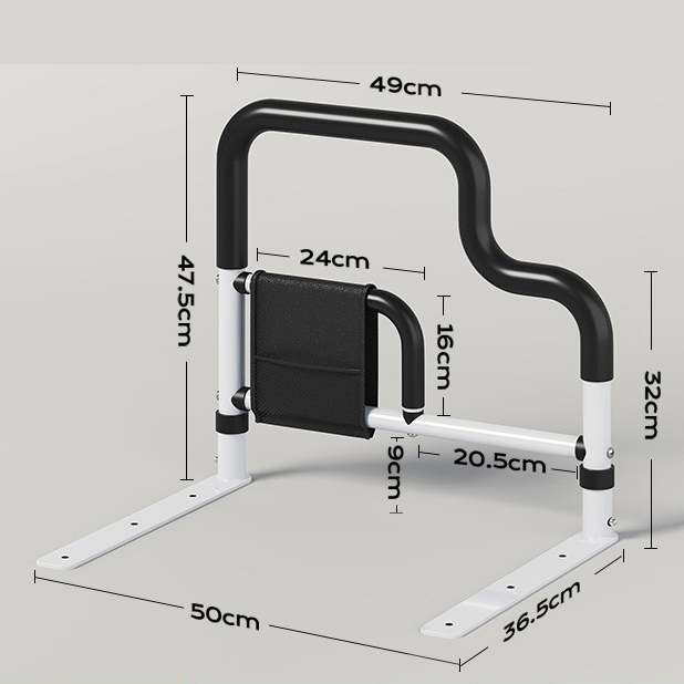 Black Lshaped fixed height