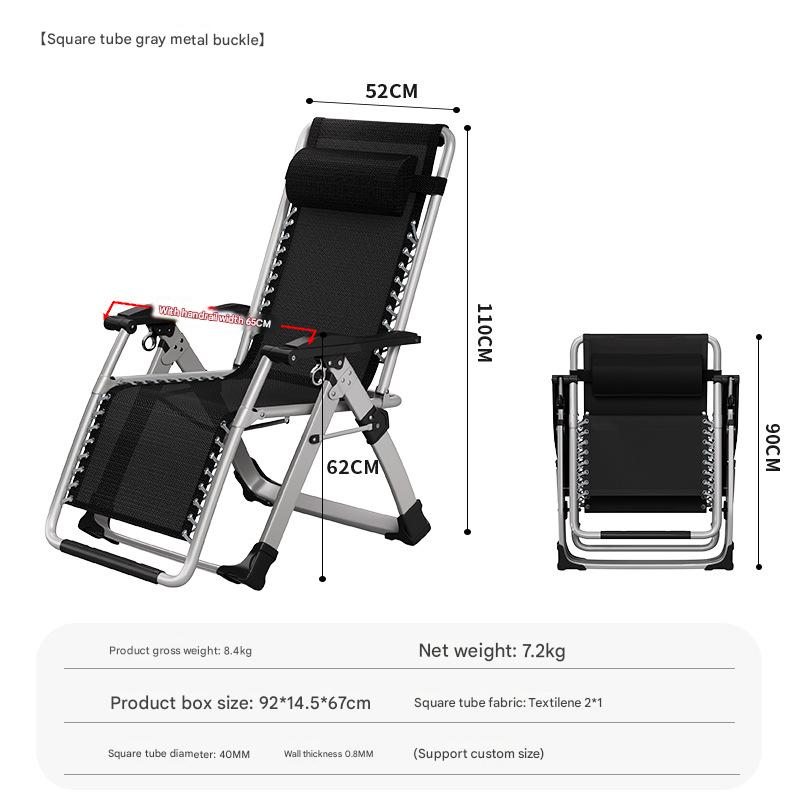 Luxury chair metal lock gray