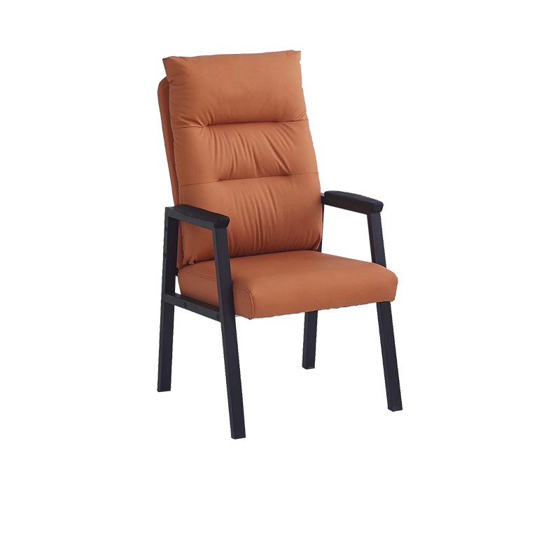 [2432]orange sofa cotton, PU armrest