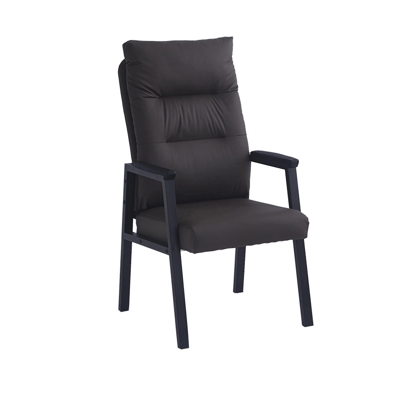 [2432] Coffee sofa cotton, PU armrest