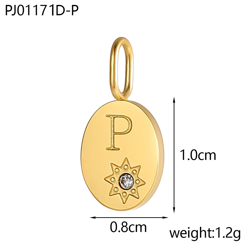 19:Diamond medal letter-p