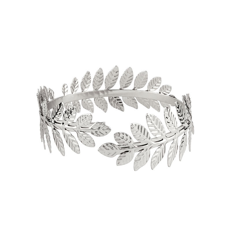 12:Silver Leaf Arm Ring