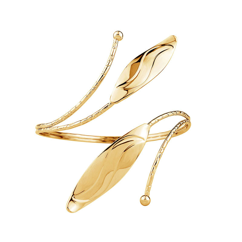 15:Golden Leaf arm ring