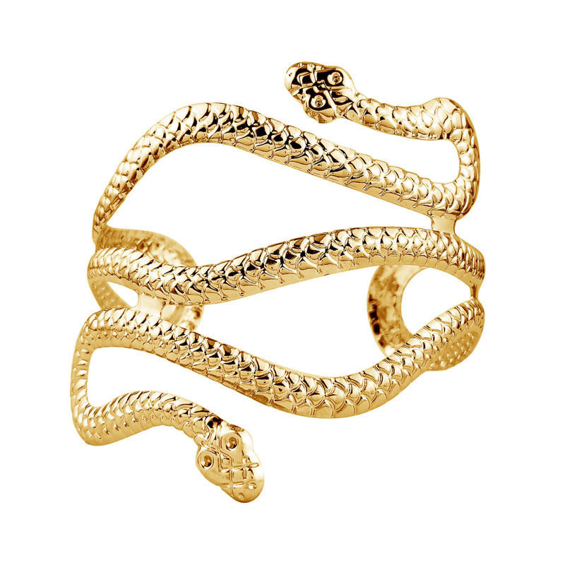 17:Golden Snake Bracelet