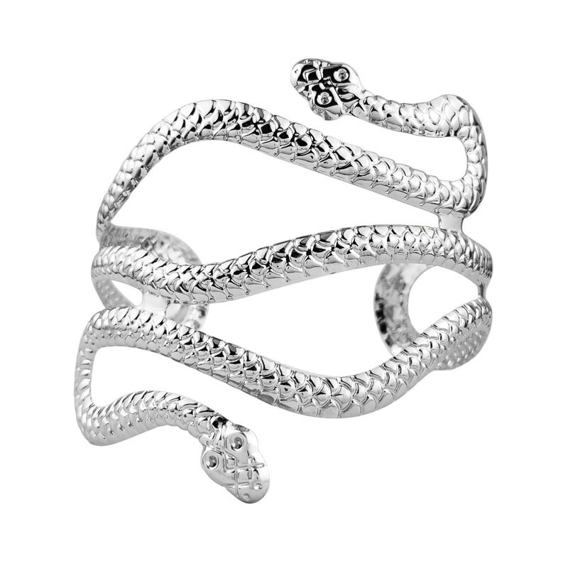 18:Silver Snake Bracelet