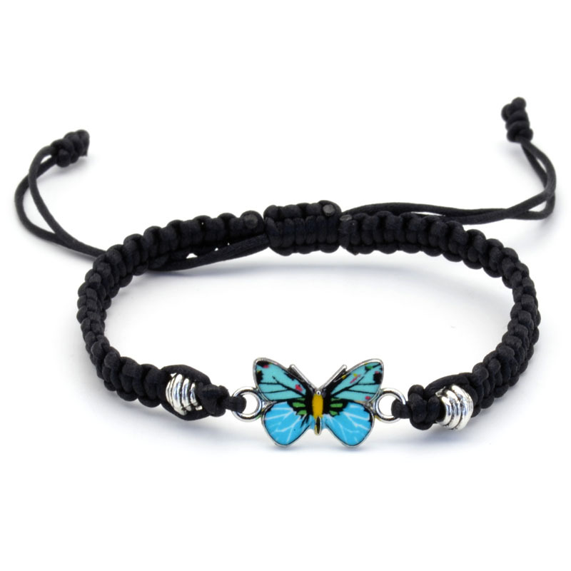 4:Black Line Blue Butterfly