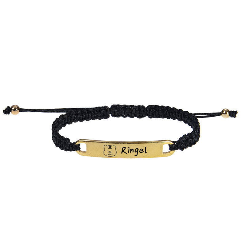 1:Black bracelet