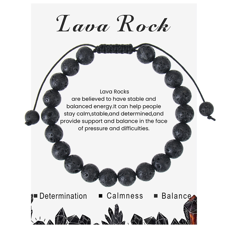6:Volcanic Stone Bracelet