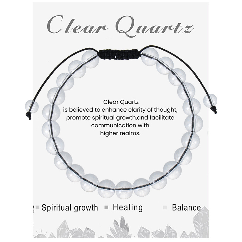 16:White Crystal Bracelet