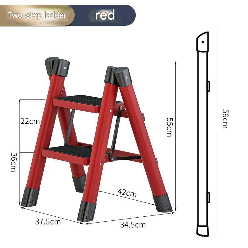 Red two-step flower stand