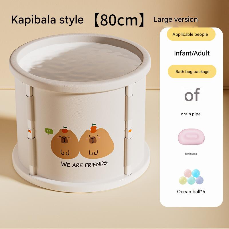 80*65cm [insulation type] drainage pipe*1 bath stool*1 ocean ball*5