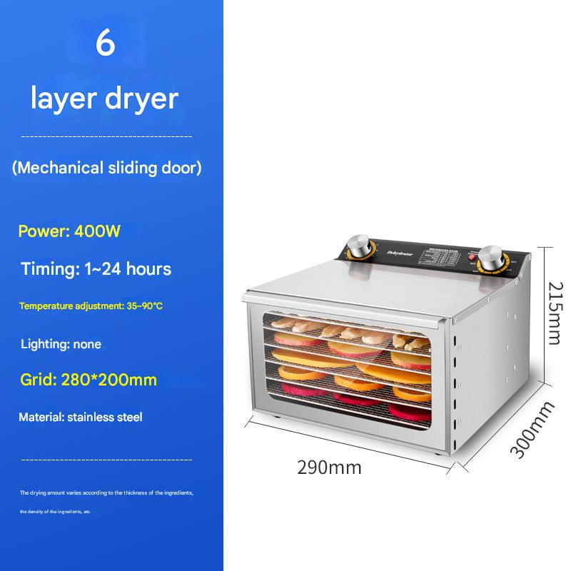 6 layer knob dried fruit machine