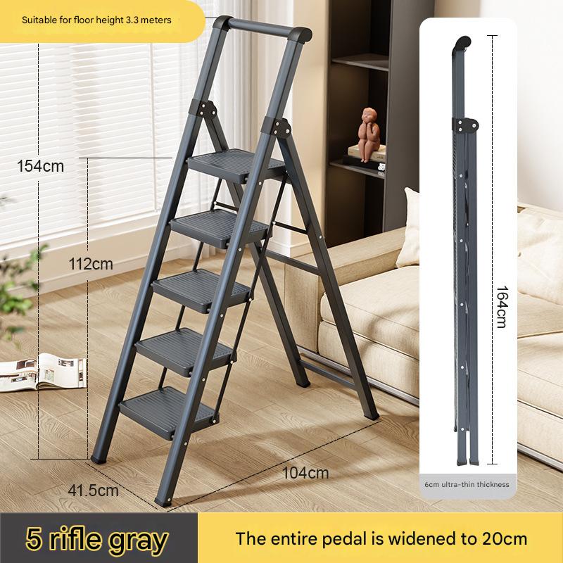 grey 5-step ladder