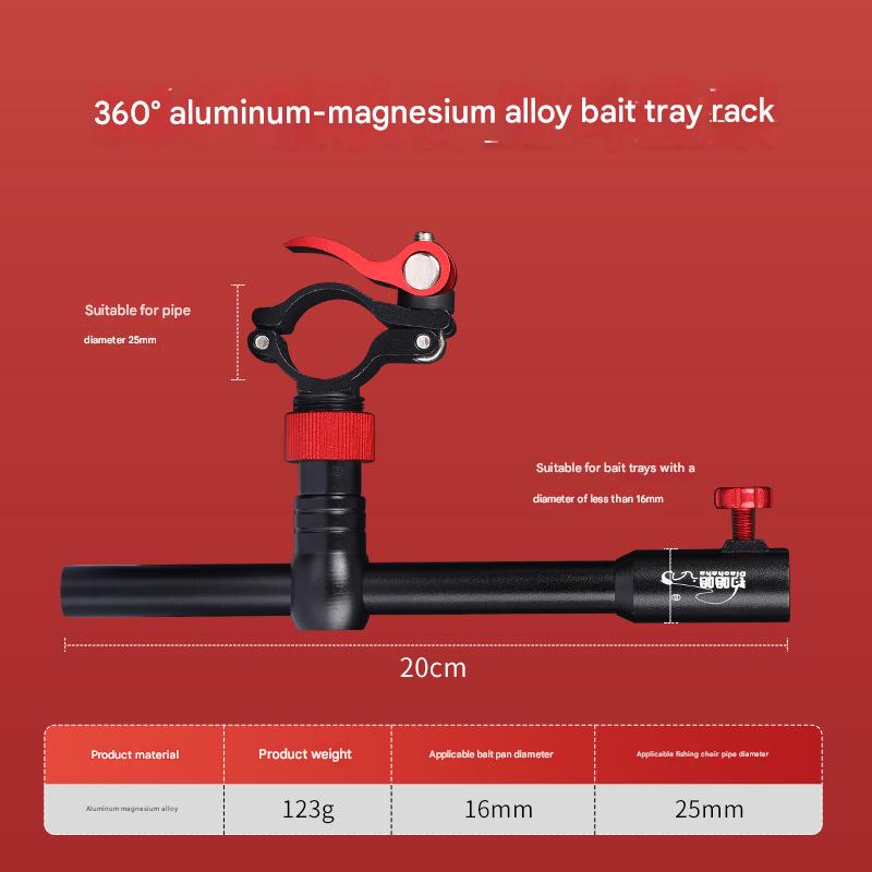 fishing chair bait plate rack