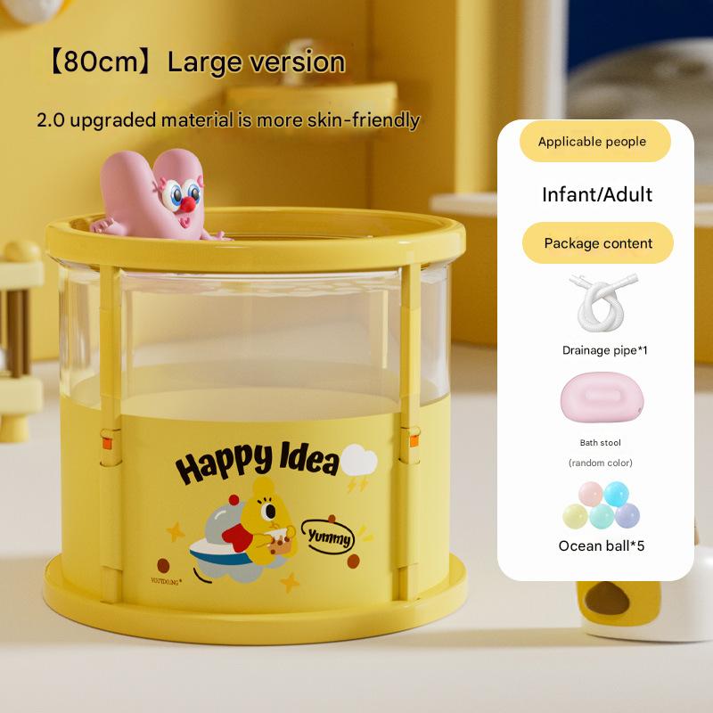 70*65cm ocean blue [neck collar package] drainage pipe*1 bath stool*1 ocean ball*5 neck collar*1