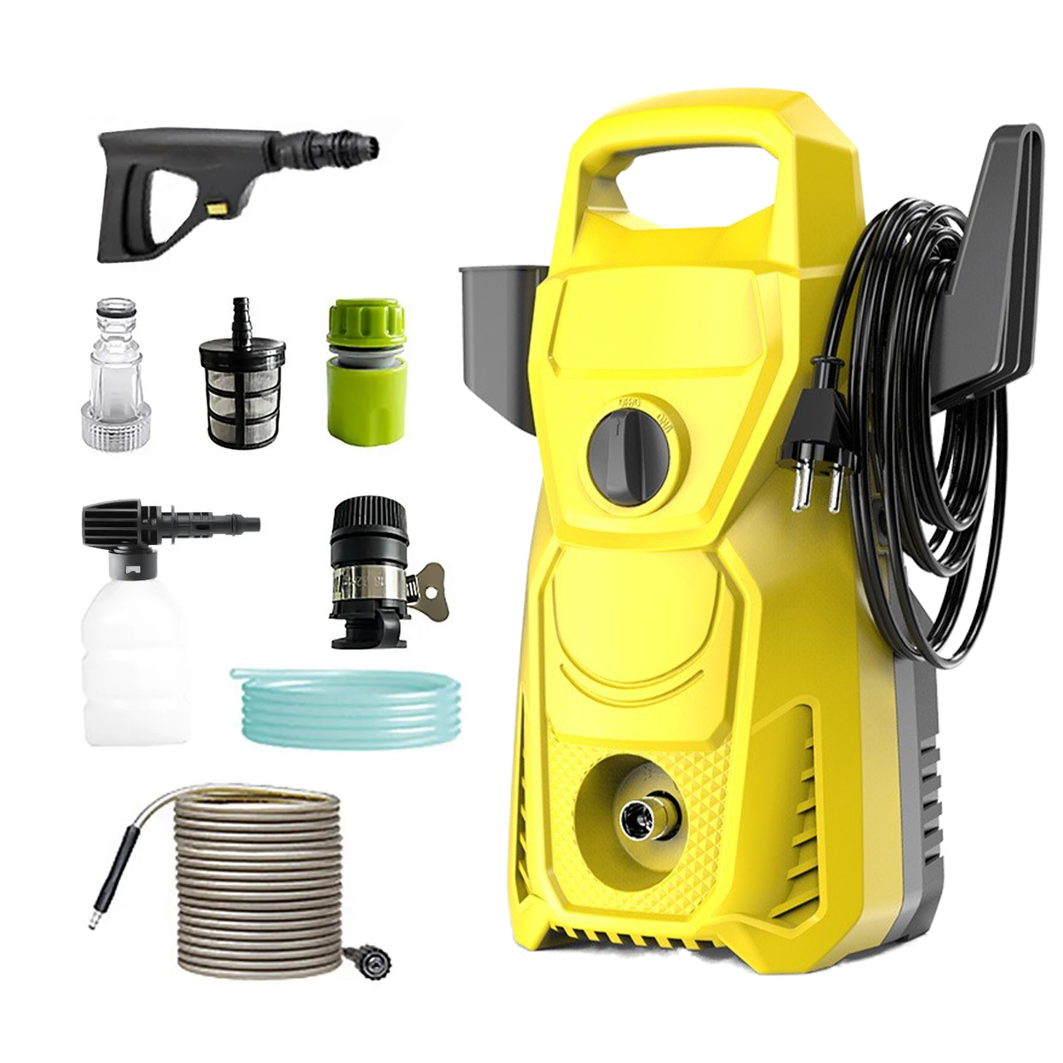 B BShort gun  10 m outlet pipe