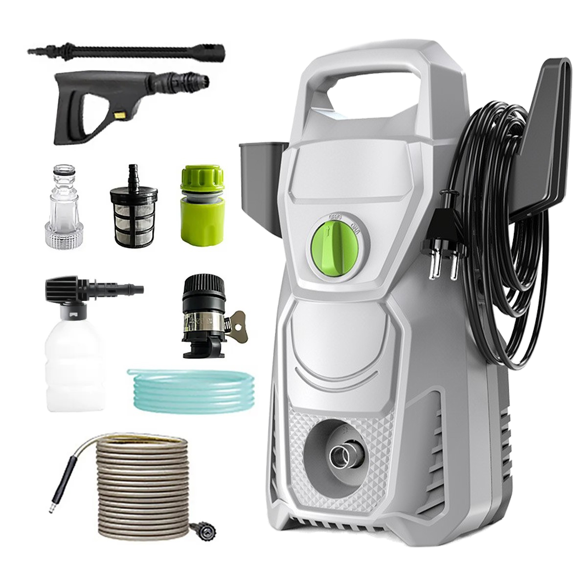 F Long gun  10 m outlet pipe