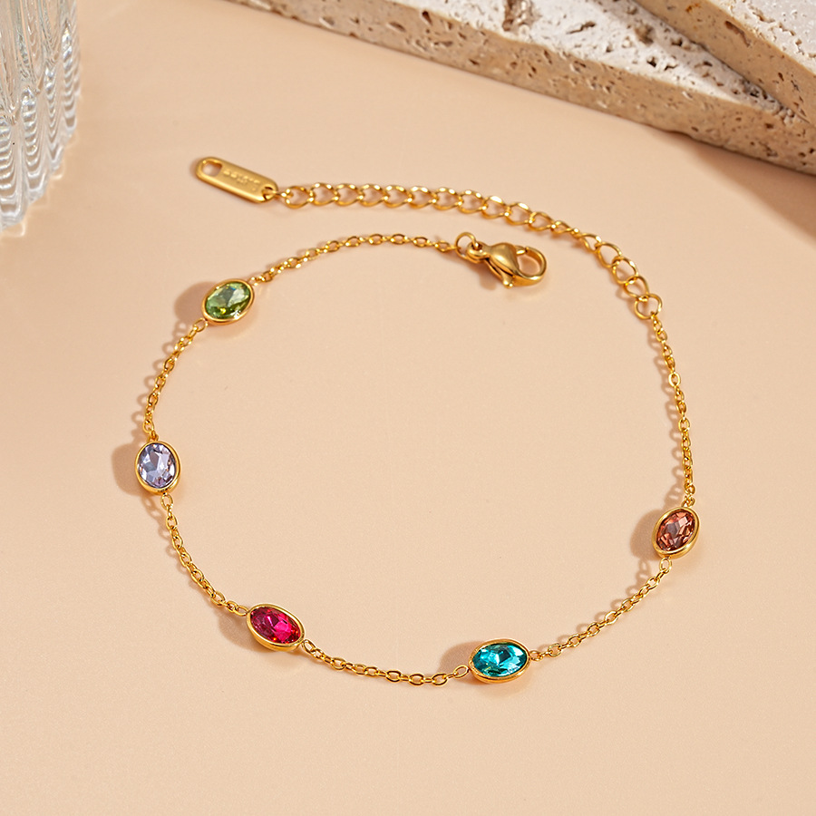 2:Bracelet - colored oval