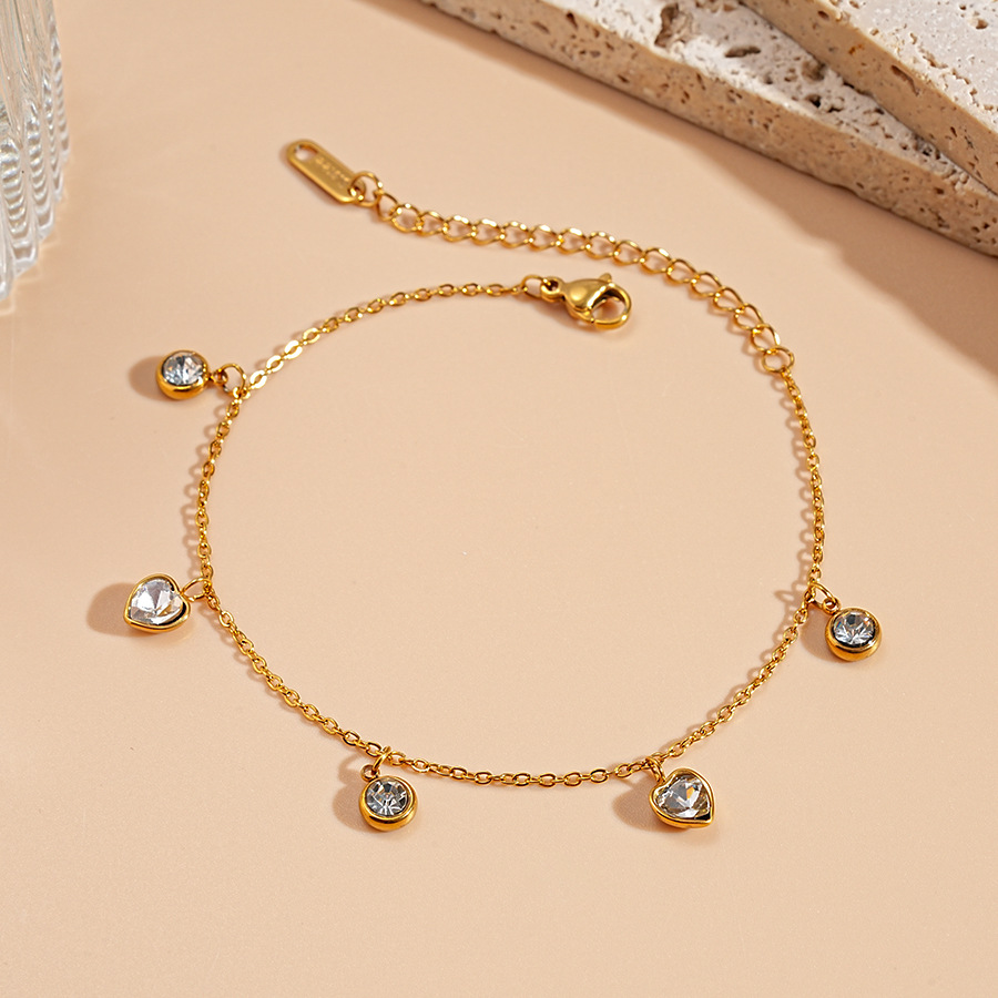 5:Bracelet-white love heart