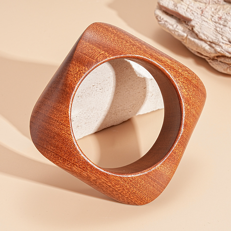 2:Bracelet-dark brown irregular