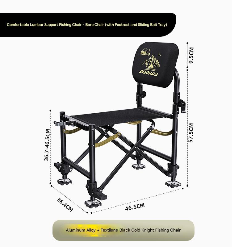 Package 1 bare chair (with footrest and slide bait tray)