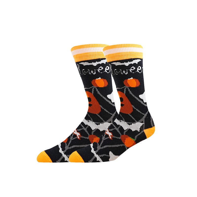 Blue and orange pumpkin bat