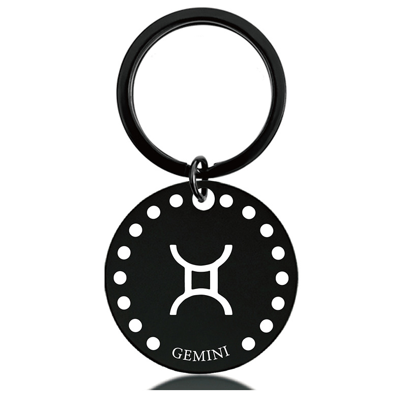 5:Y00086 key chain Whole Black
