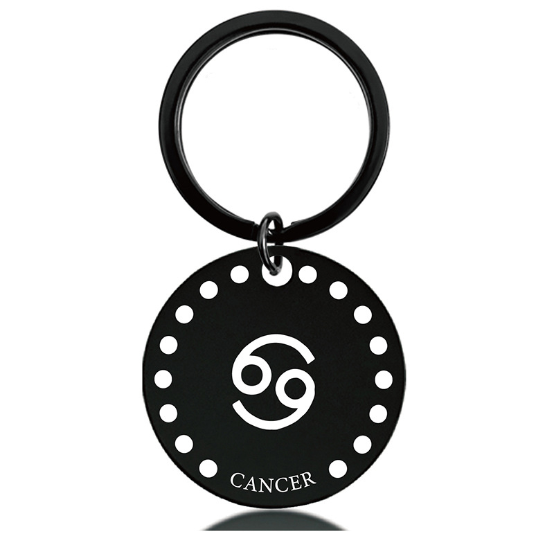 6:Y00087 key chain Whole Black