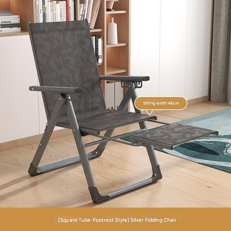 silver with footrest