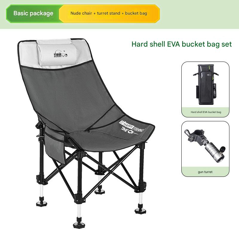 chair   turret stand   barrel bag