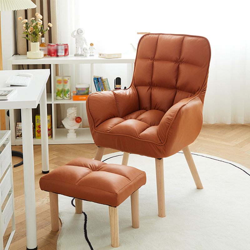 Orange with footrest