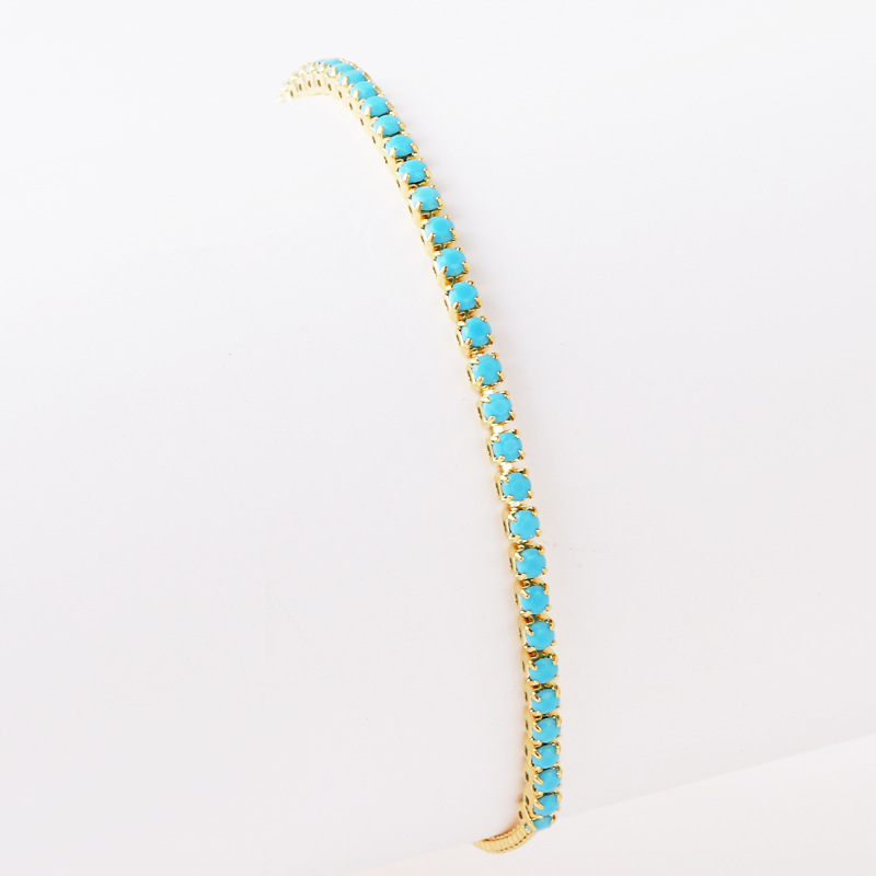 10:Blue Turquoise gold