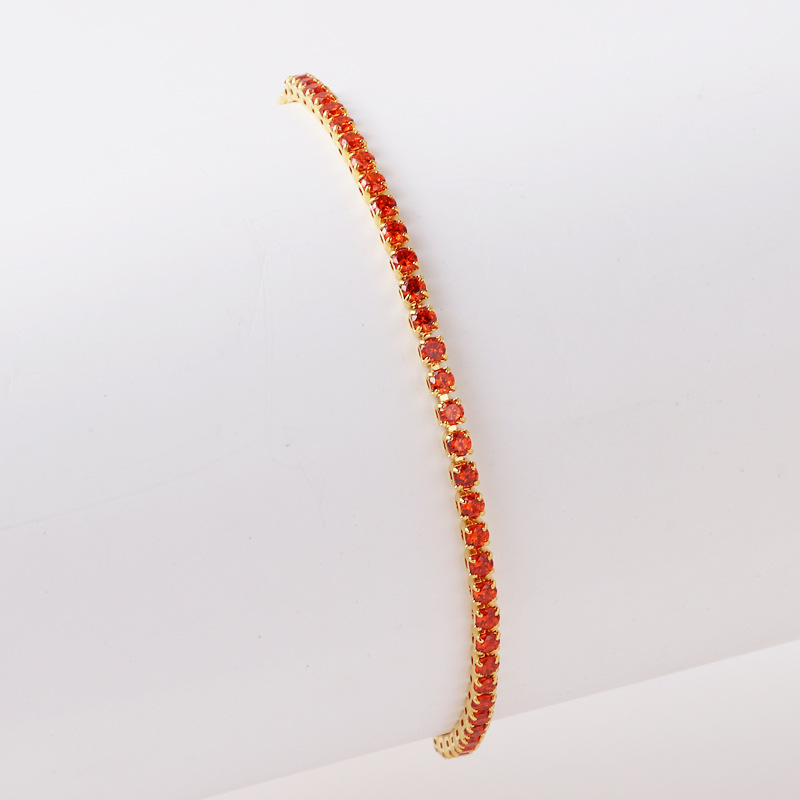 15:Orange Red zirconium gold