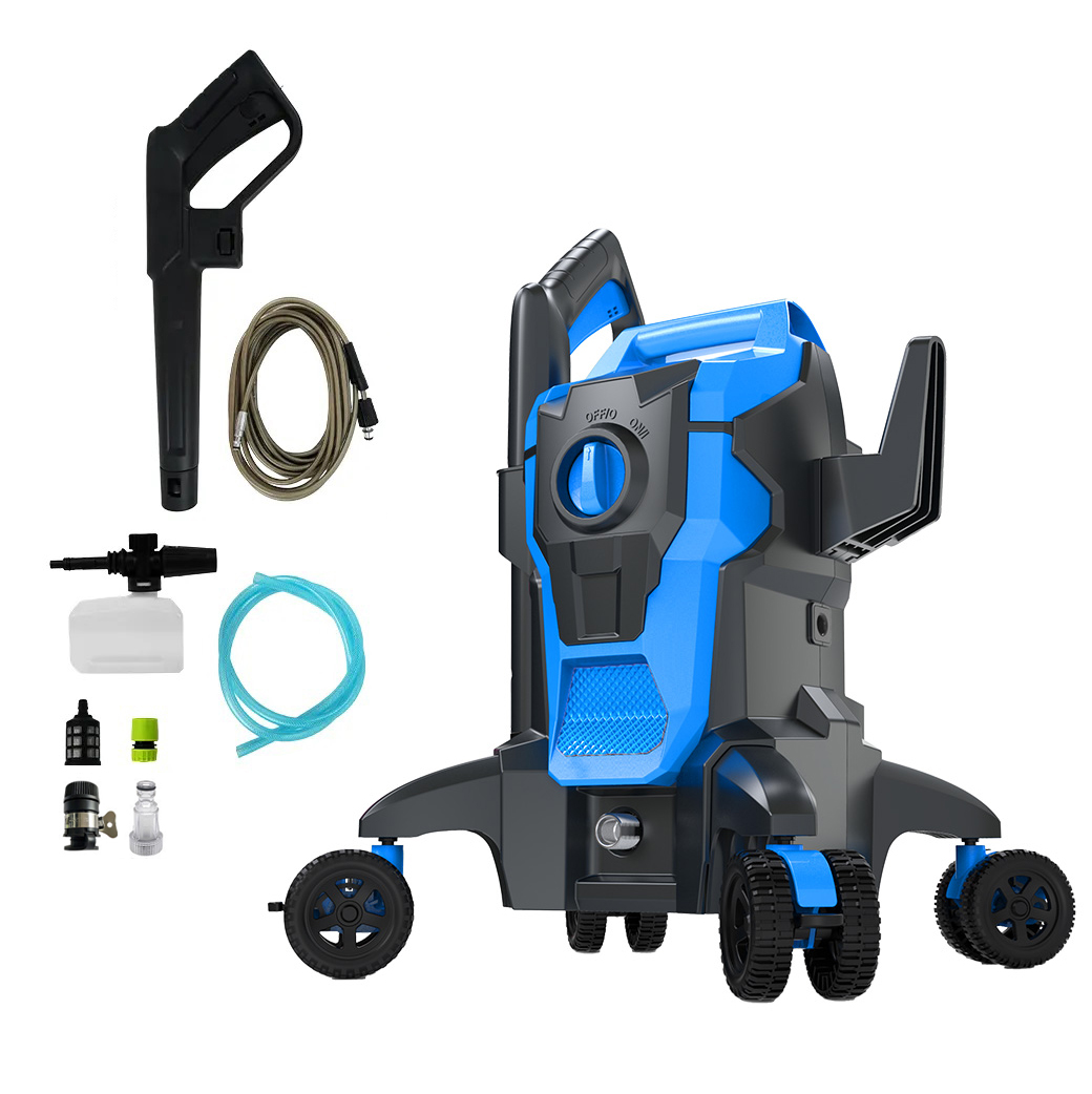 blue Short gun 7m water outlet pipe   foam pot