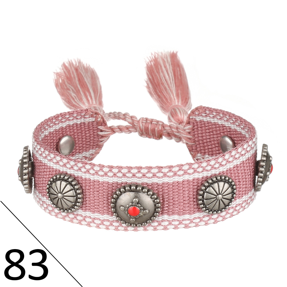 28:(D word) metal nail bracelet 83