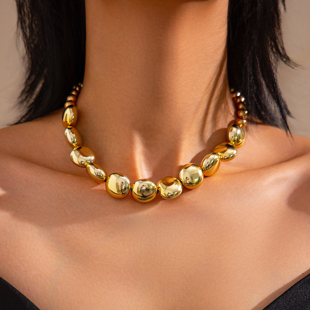 3:03 necklace-gold 6777