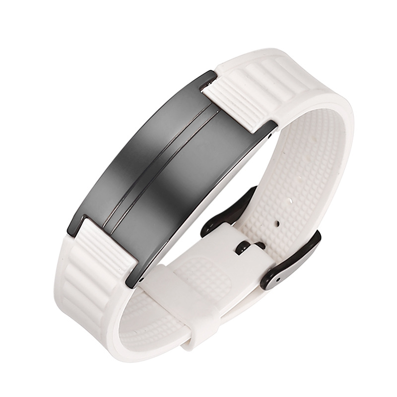 6:Black white strap bread magnetic