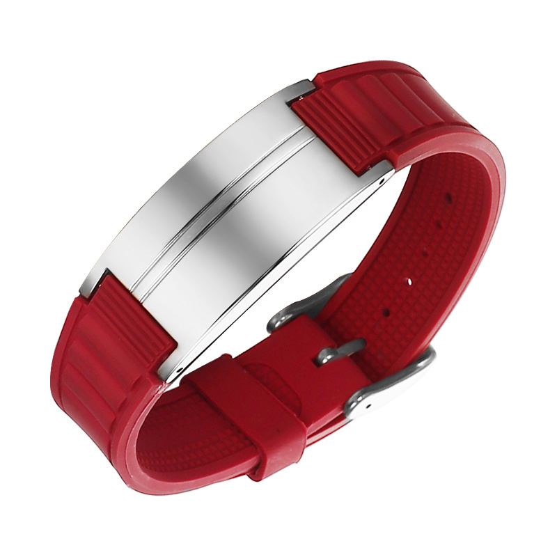 12:Steel red strap bread magnetic