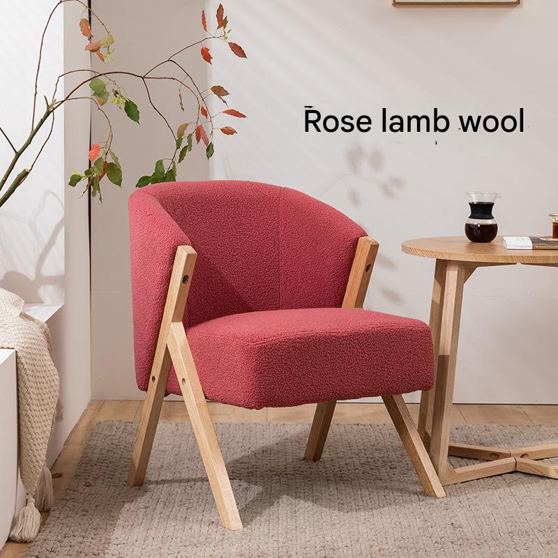 Rose Red lamb wool