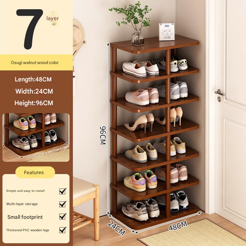 [seven-layer model] large fir walnut color 48*24*96cm